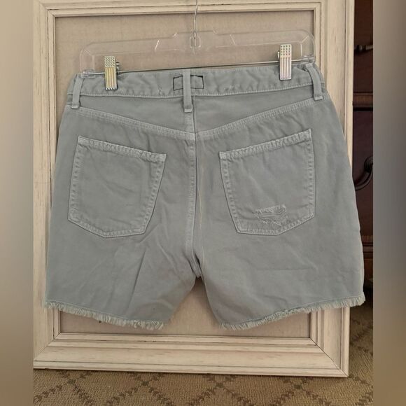 Current Elliot button fly mineral gray destroyed Scout Short NWOT 25 - Picture 2 of 11